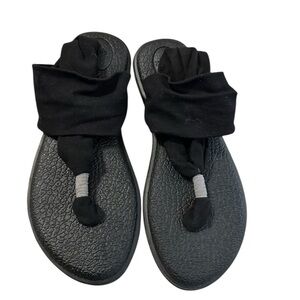 Sanuk Women's Yoga Sling 2 Women Yoga Memory Foam Footbed Two-Way Stretch Size 7